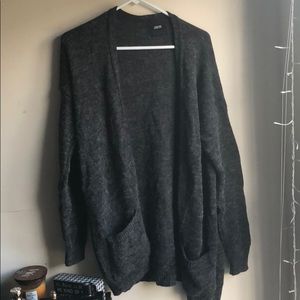 Longline Dark Grey Cardigan